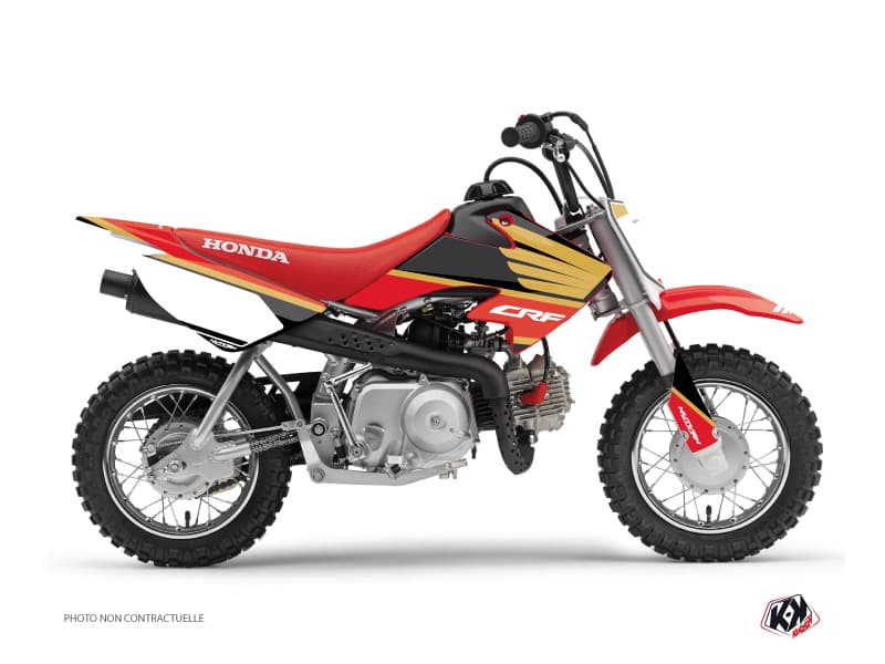 Kit graphique Moto Cross Wing Honda 50 CRF Gold