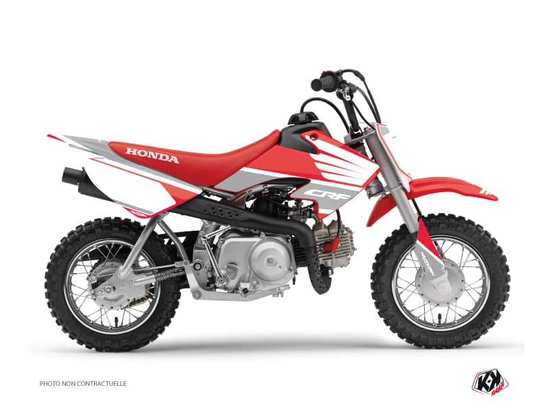kit graphique motocross honda crf 50 wing gris