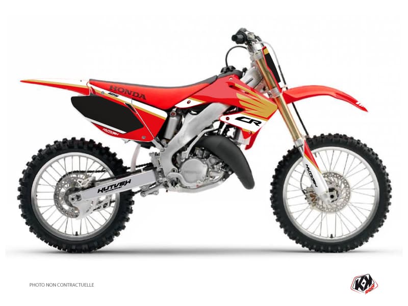 kit graphique motocross honda cr 125 wing blanc
