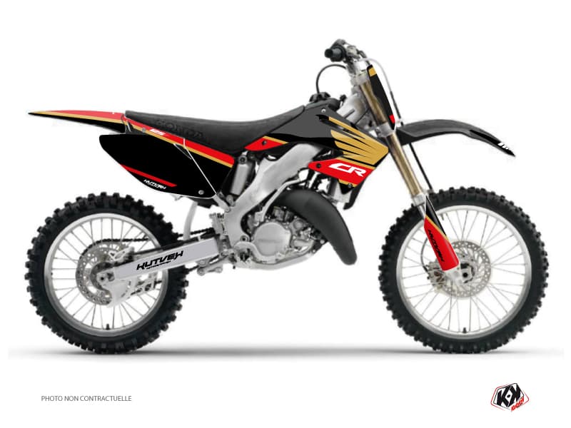 Kit graphique Moto Cross Wing Honda 125 CR Gold