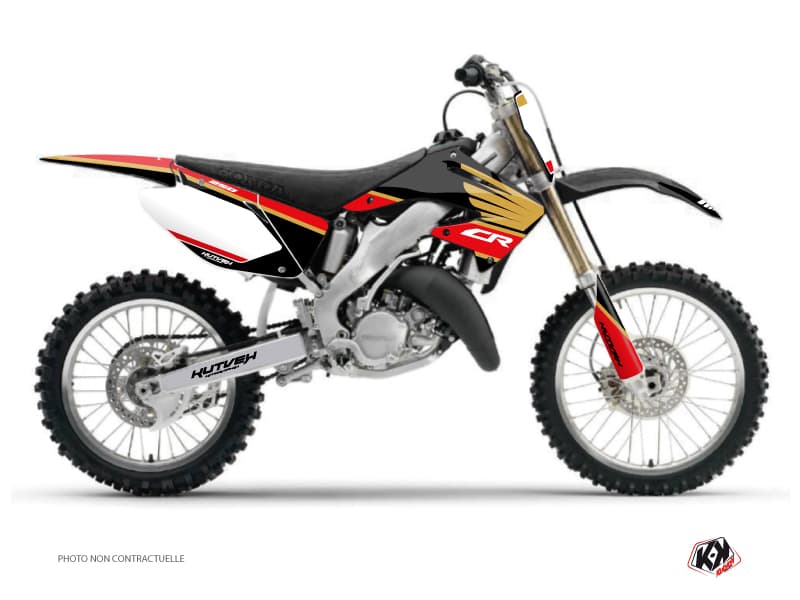 Kit graphique Moto Cross Wing Honda 250 CR Gold