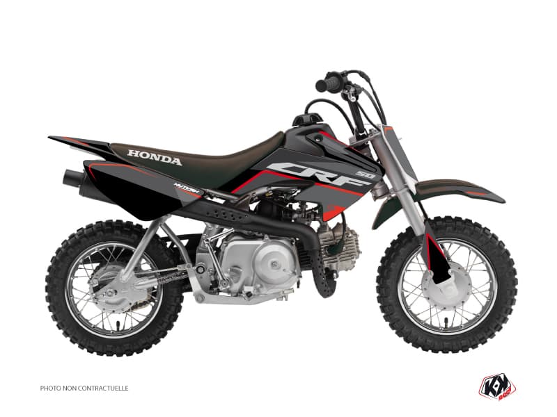 kit graphique motocross honda crf 50 dyna noir