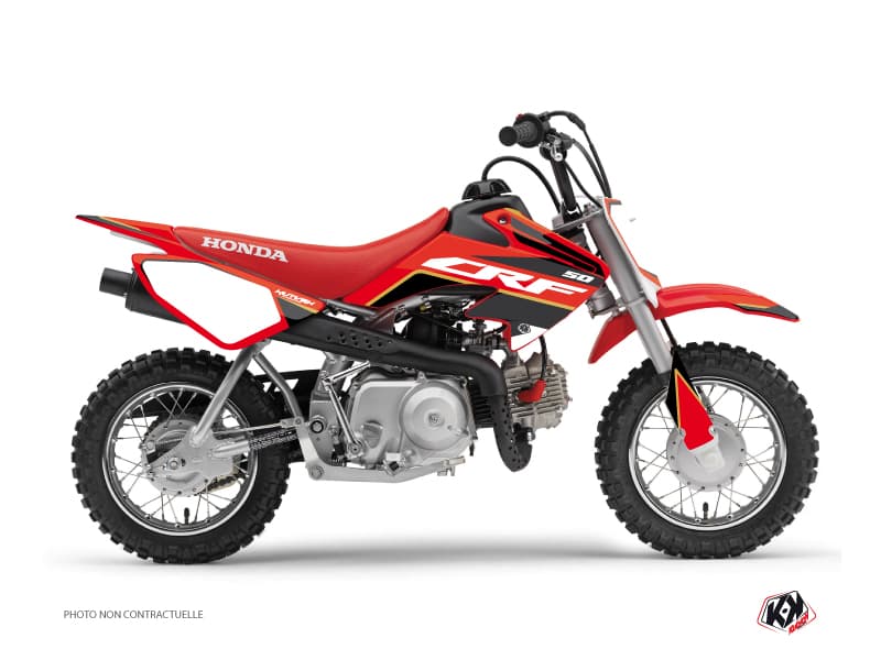 kit graphique motocross honda crf 50 dyna or