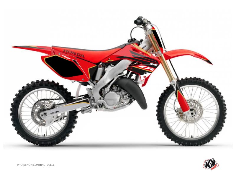kit graphique motocross honda cr 125 dyna or