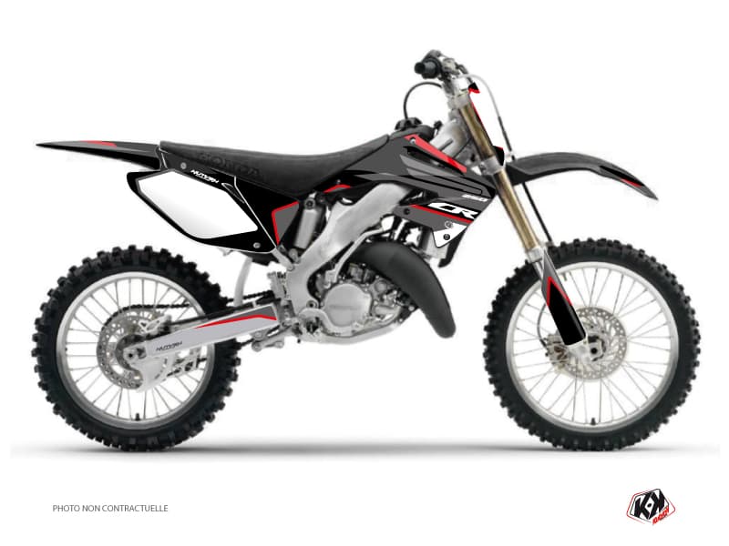 kit graphique motocross honda cr 250 dyna noir