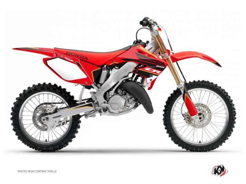 kit graphique motocross honda cr 250 dyna or