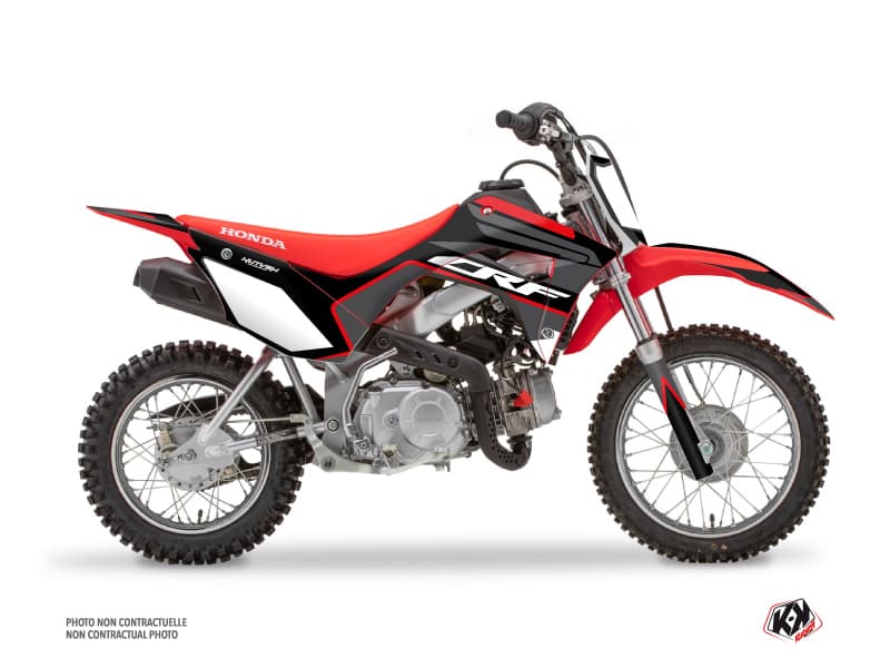 kit graphique motocross honda crf 110 f dyna noir