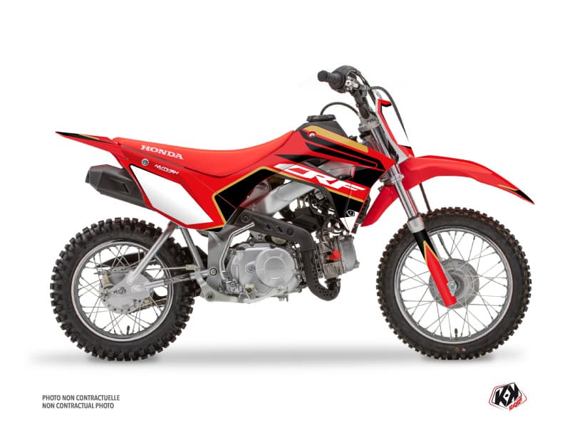 Kit graphique Moto Cross Dyna Honda 110F CRF Gold