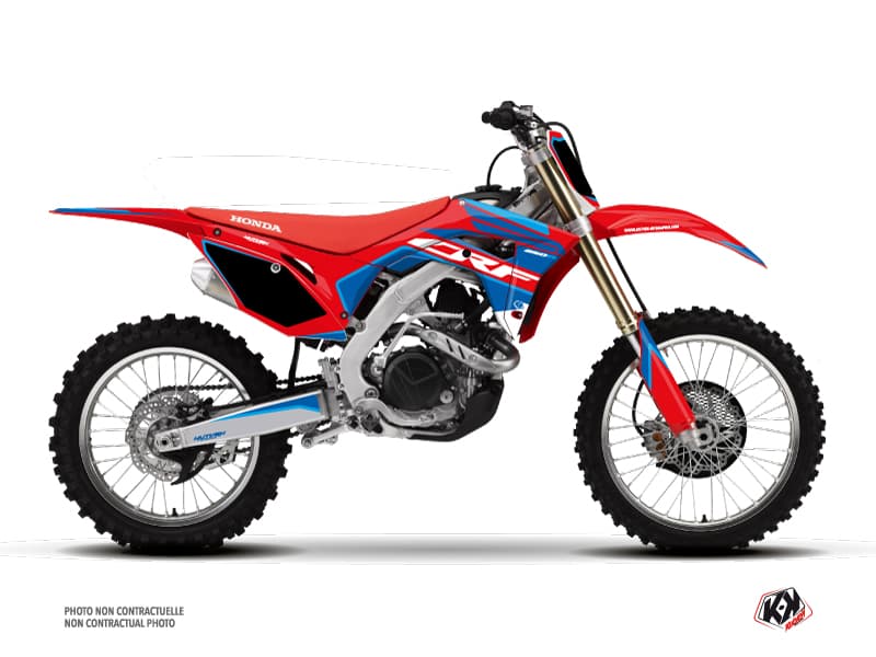 dirt bike honda crf 250 r dyna blue graphic kit