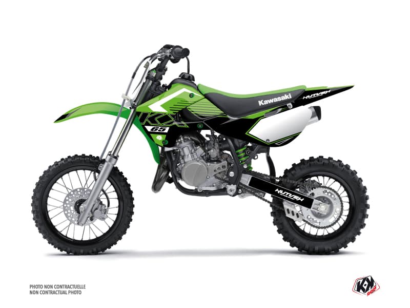 kit graphique motocross kawasaki kx 65 claw vert