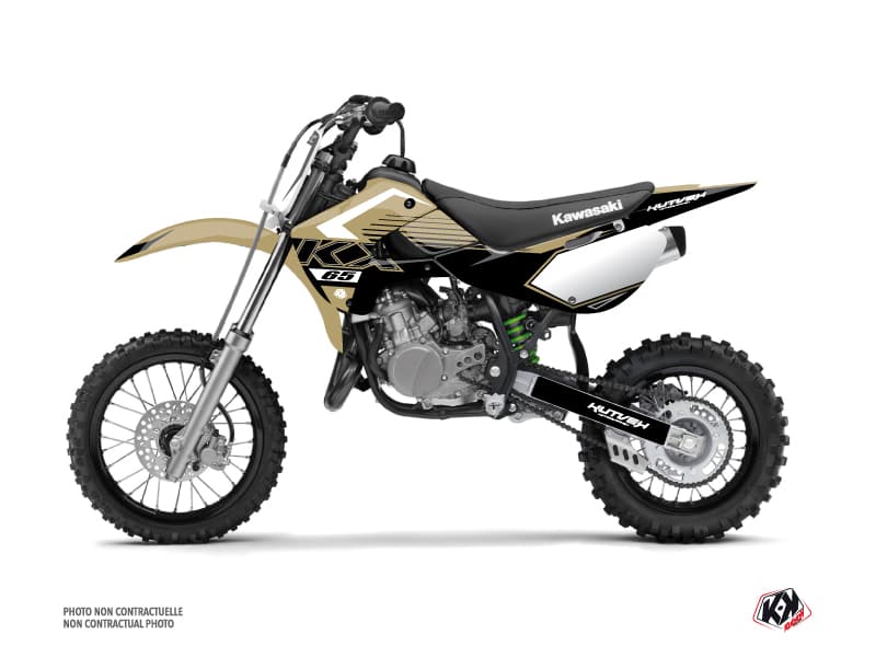 kit graphique motocross kawasaki kx 65 claw sable