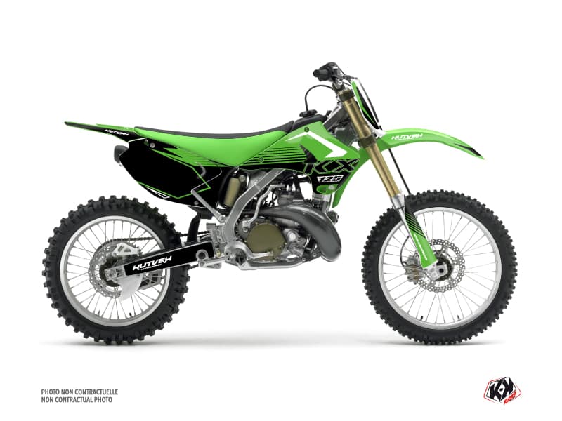 kit graphique motocross kawasaki kx 125 claw vert