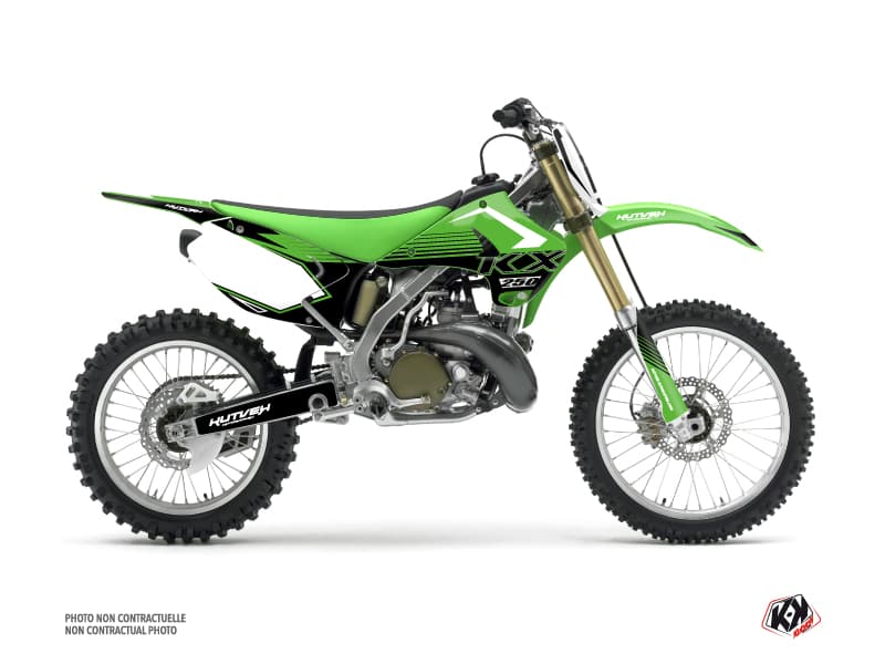 Kit graphique Moto Cross Claw Kawasaki 250 KX Vert
