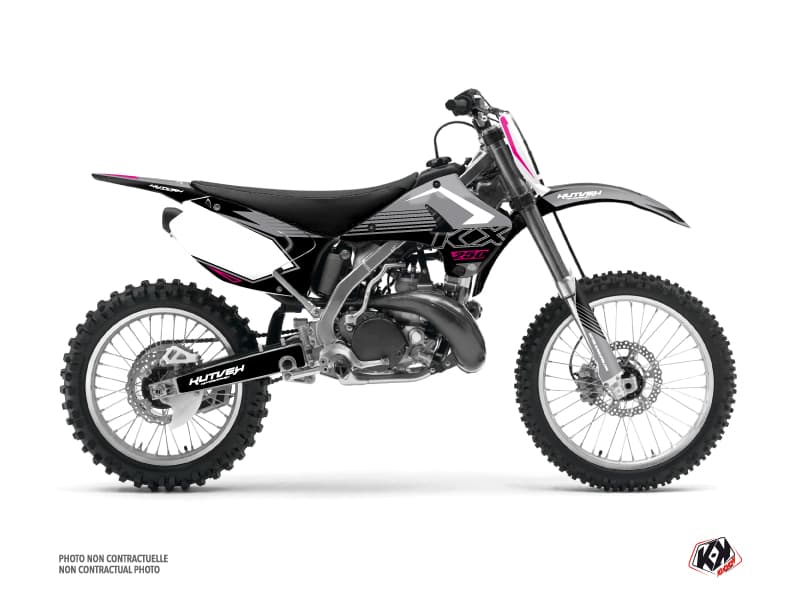 kit graphique motocross kawasaki kx 250 claw gris