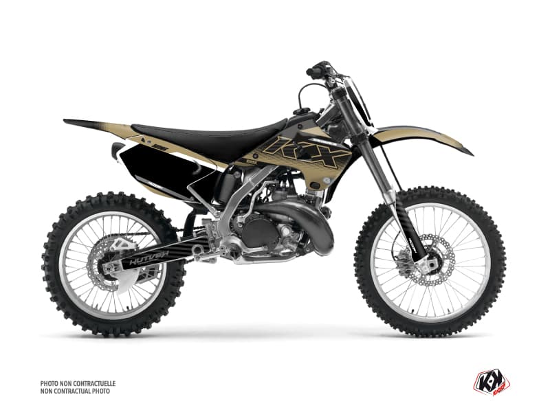 kit graphique motocross kawasaki kx 125 live sable