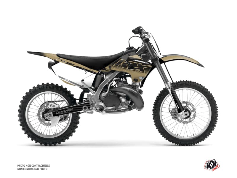 kit graphique motocross kawasaki kx 250 live sable