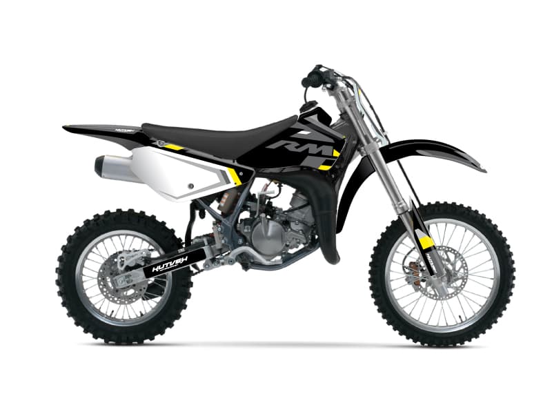 Kit graphique Moto Cross Label Suzuki 85 RM Gris