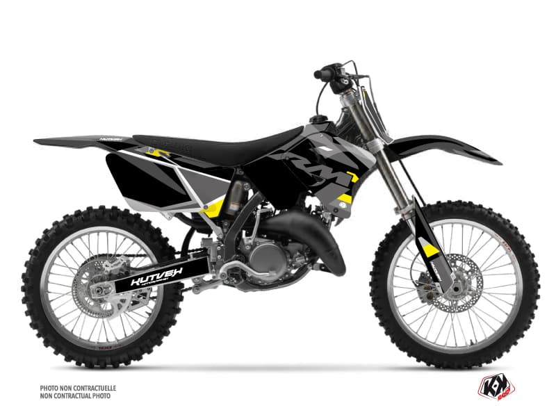 dirt bike suzuki rm 125 label grey graphic kit
