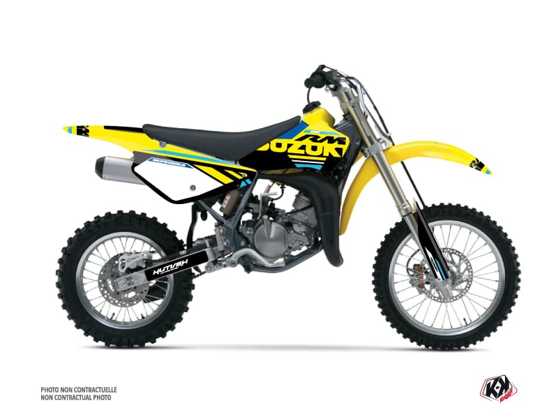kit graphique motocross suzuki rm 85 grade bleu