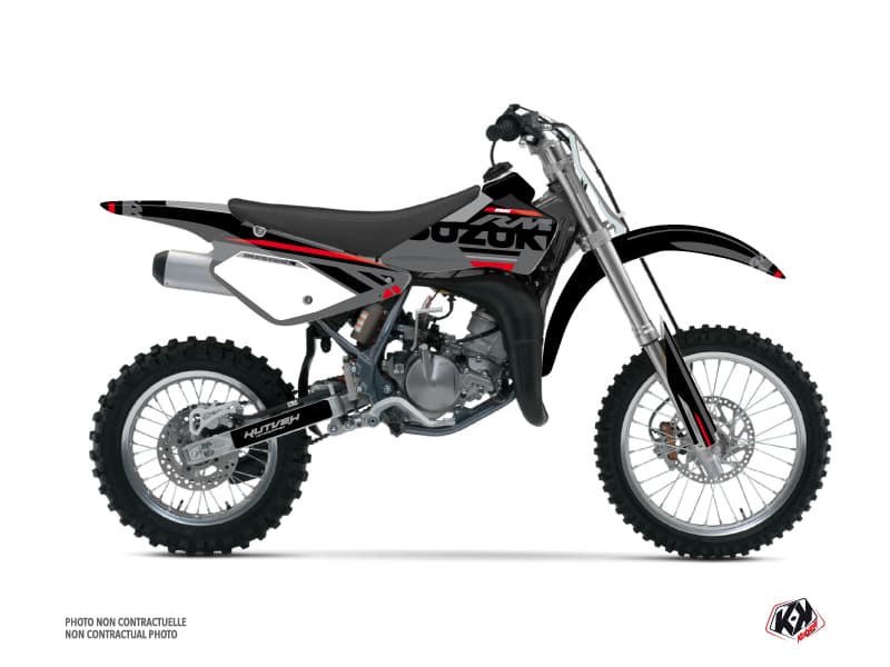 kit graphique motocross suzuki rm 85 grade noir