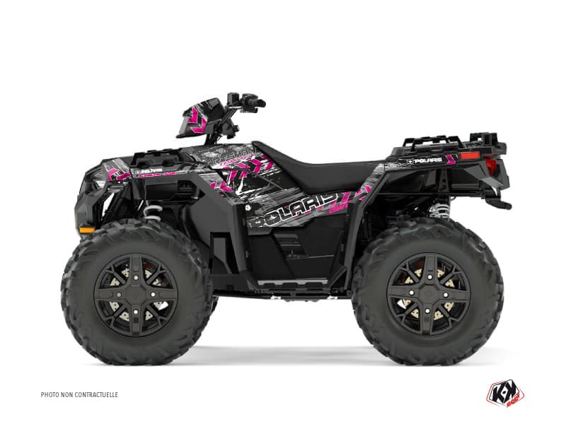 kit graphique quad polaris sportsman 850 lifter rose