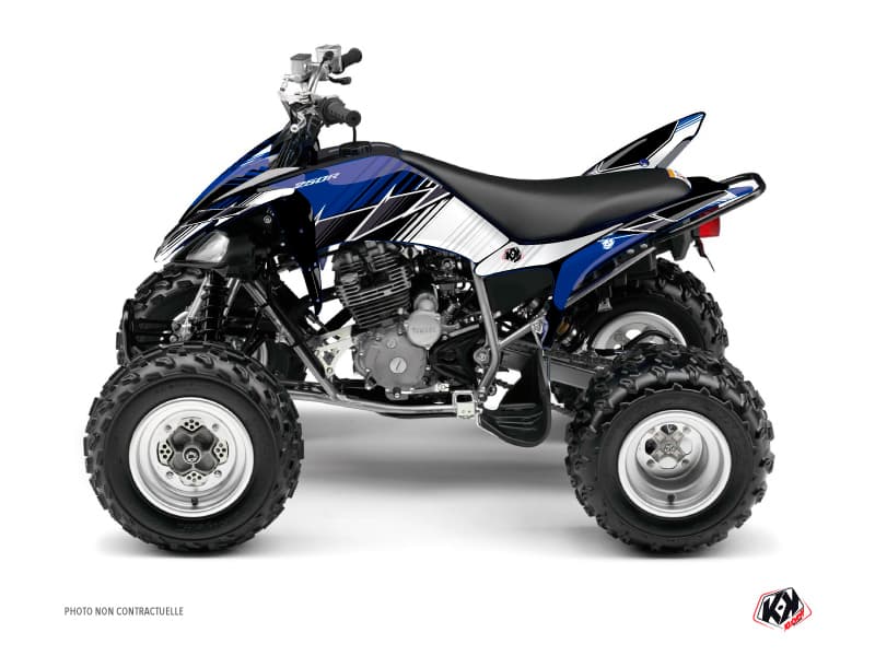 deko-set quad stripe yamaha 250 raptor blau | Yamaha | Kutvek