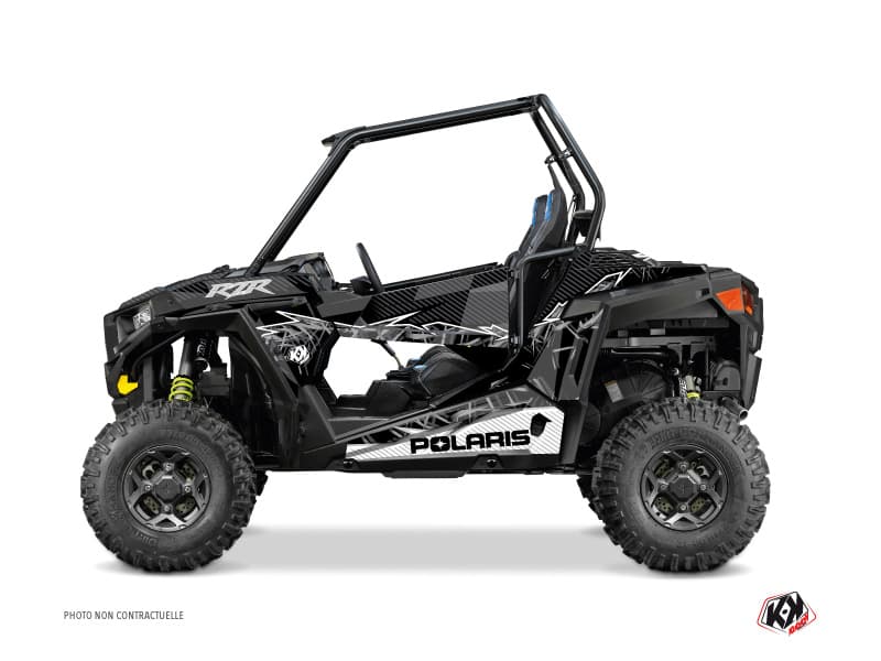 Kit graphique SSV Action Polaris RZR 900 Noir Gris