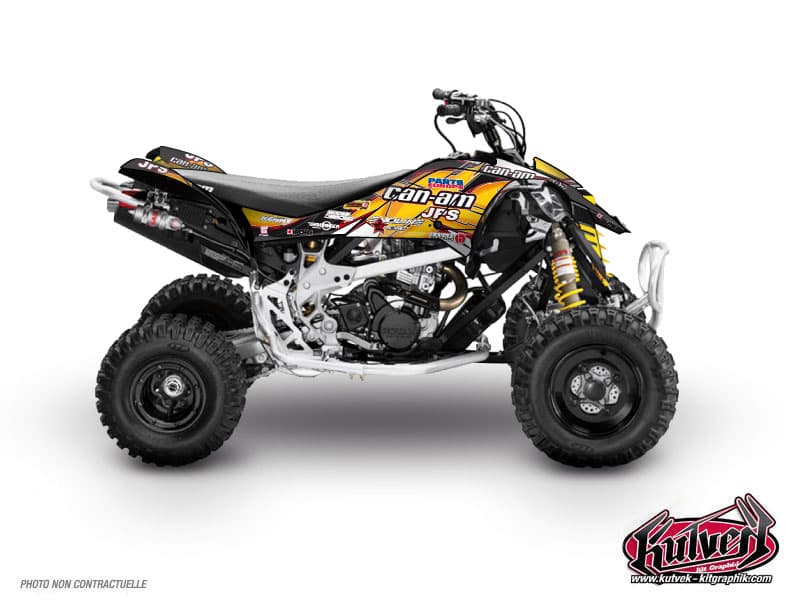 kit graphique quad can-am ds 450 replica adrian mangieu 2011
