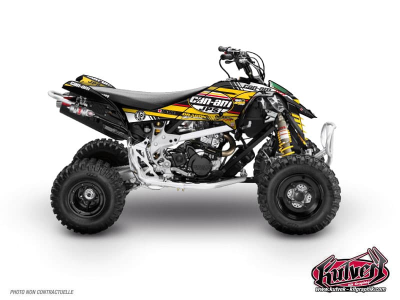 kit graphique quad can-am ds 450 replica adrian mangieu 2012