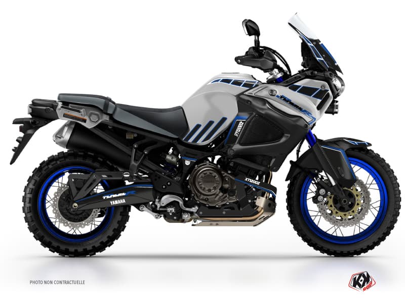 kit graphique moto yamaha xtz 1200 super tenere world crosser adventure bleu-gris