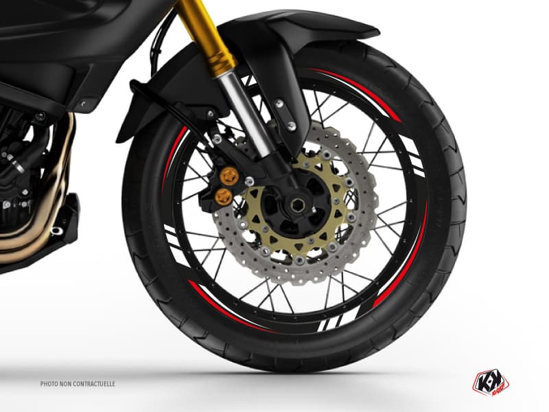 deko-set tour de jantes moto trail adventure yamaha xtz 1200 super ténéré world crosser schwarz rot
