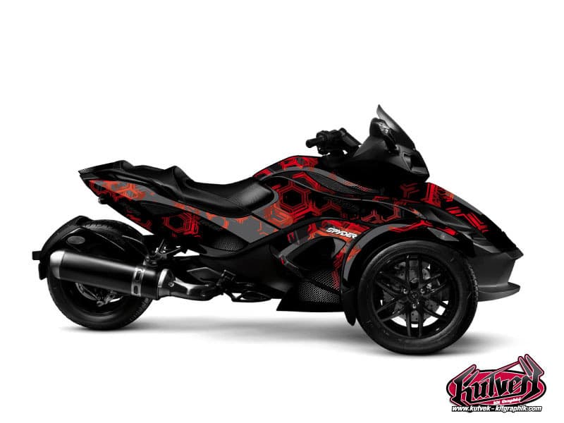 Kit graphique Hybride Aero Can Am Spyder RT Limited Noir