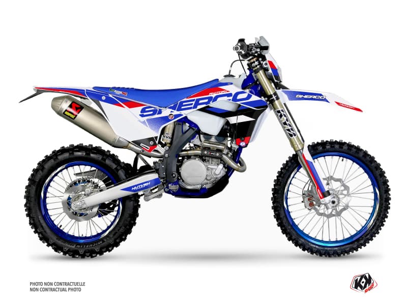 dirt bike sherco se 125 factory aktiv red graphic kit
