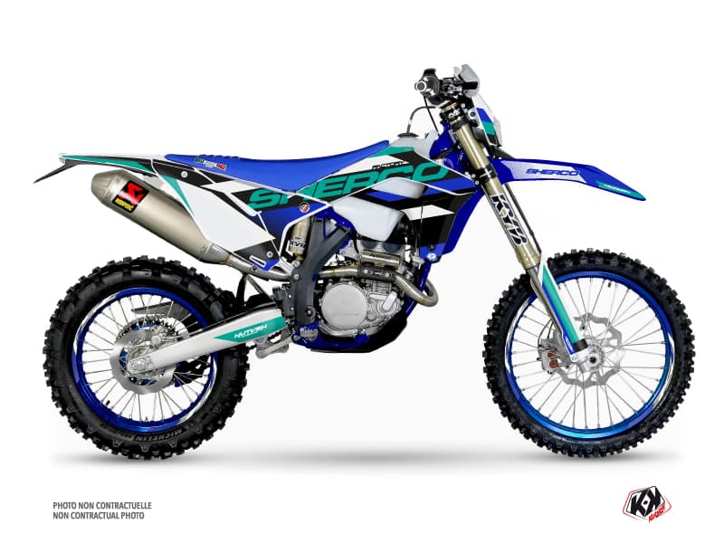 Graphic Kit Dirt Bike Aktiv Sherco SE / SEF Turquoise