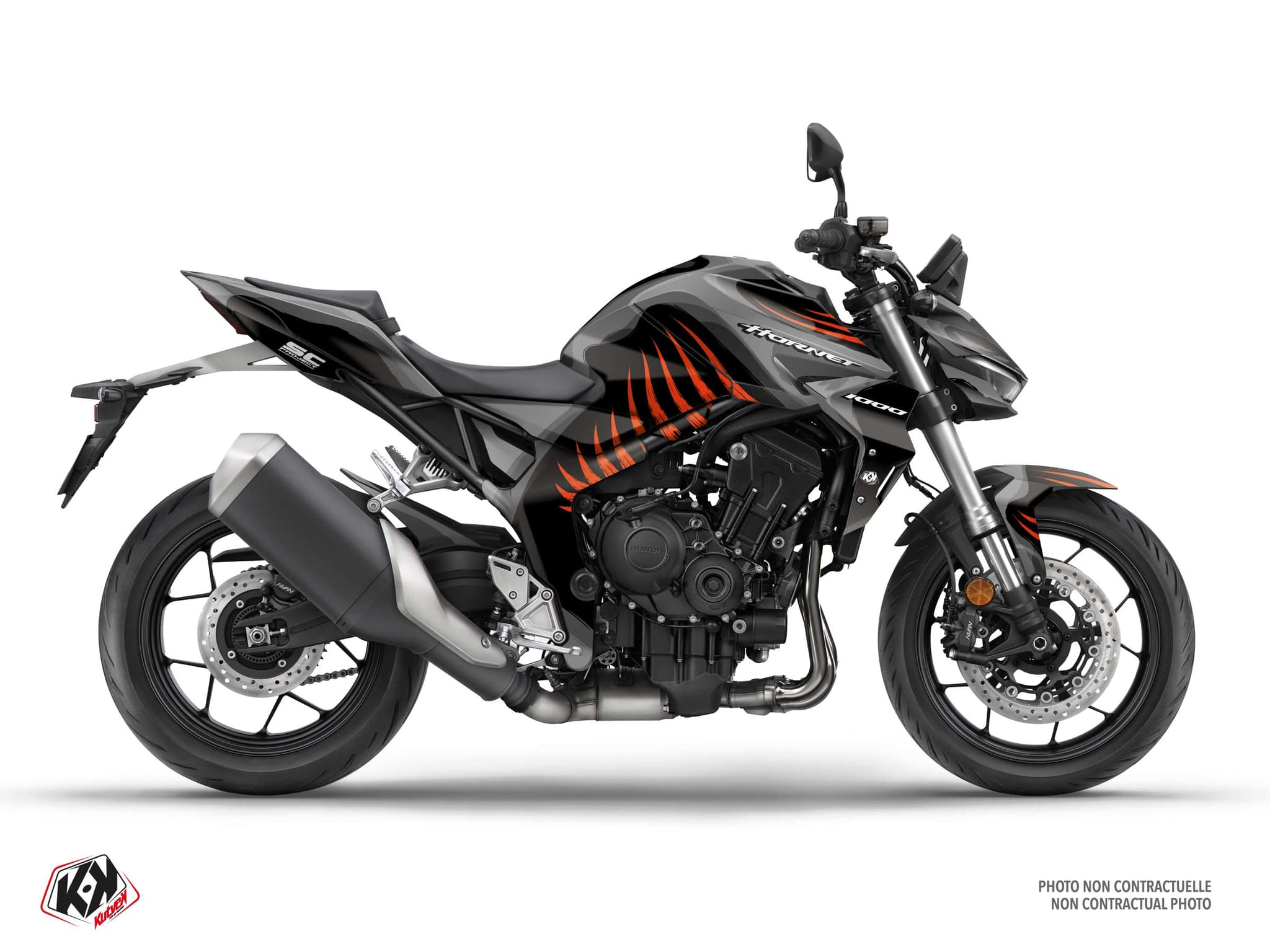 Street Bike HONDA CB 1000 HORNET AKUMA Grey graphic kit