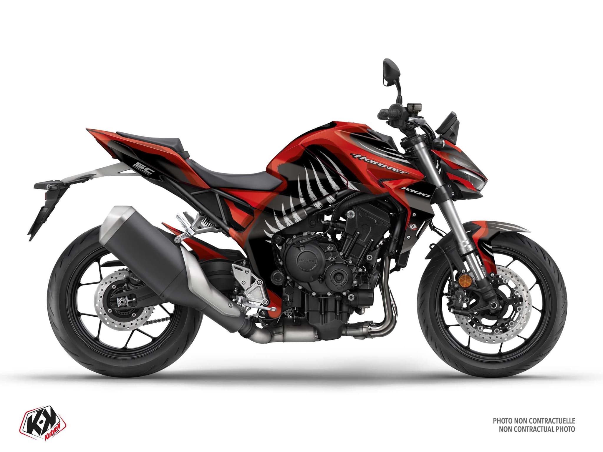 Honda CB 1000 Hornet Street Bike Akuma Graphic Kit Red