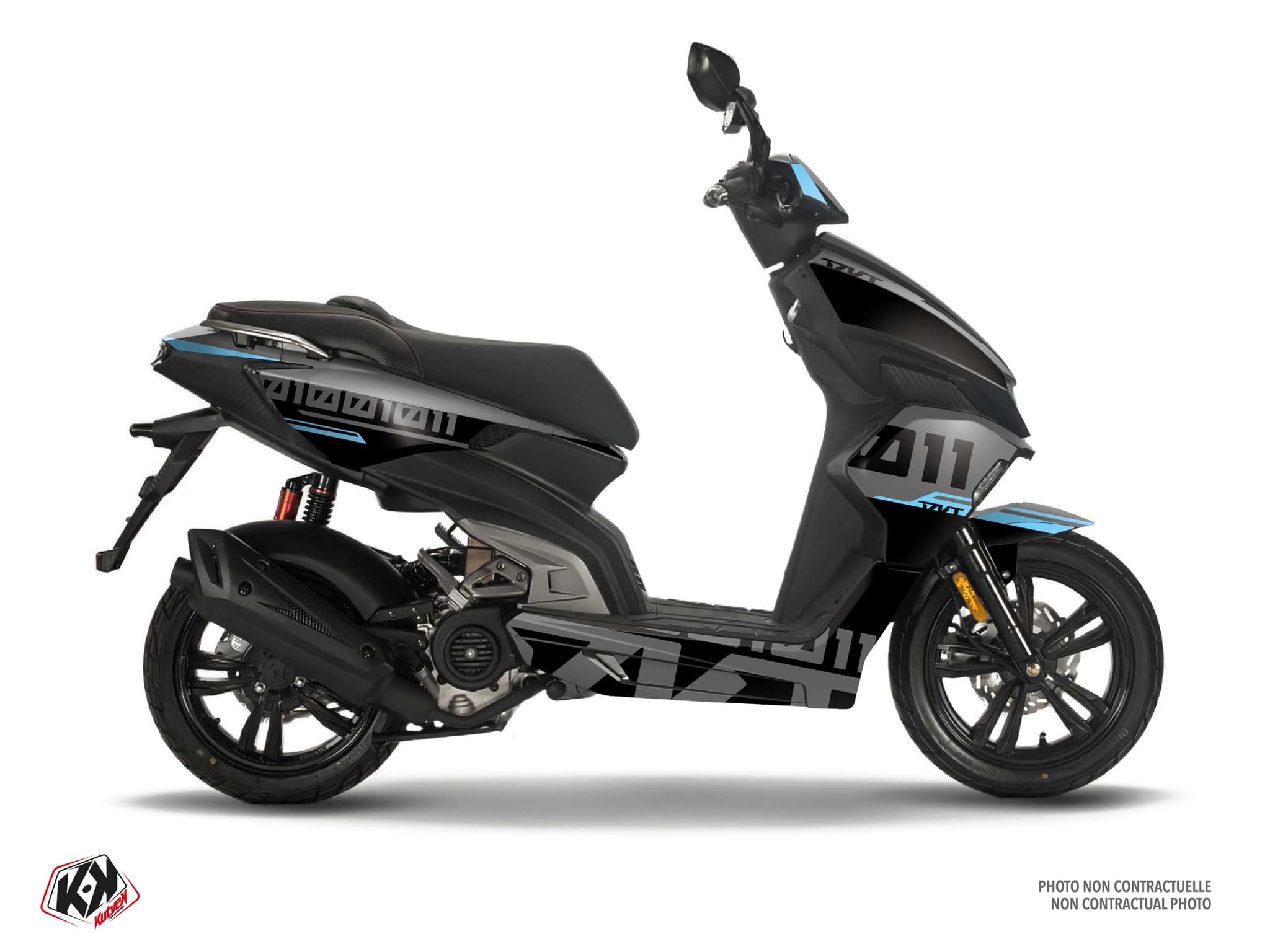 Scooter TNT MOTORS STREETMAX 50 APOC Black graphic kit
