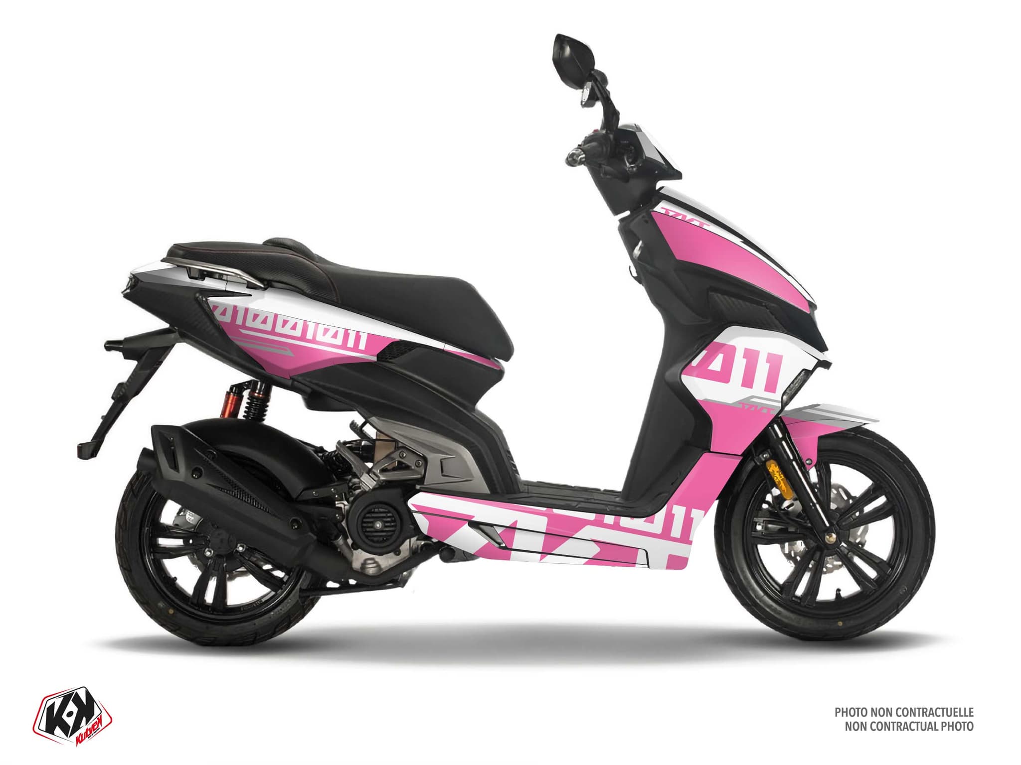 Scooter TNT MOTORS STREETMAX 50 APOC Pink graphic kit