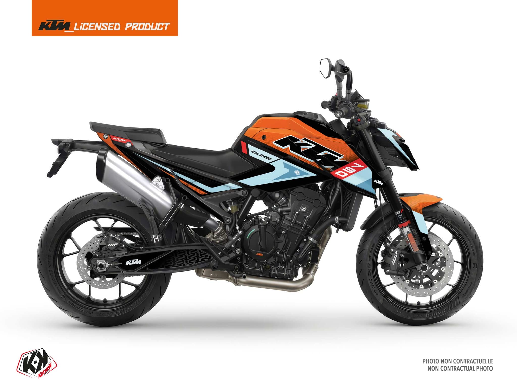 Street Bike KTM DUKE 790 ARID-A Orange graphic kit | KTM | Kutvek