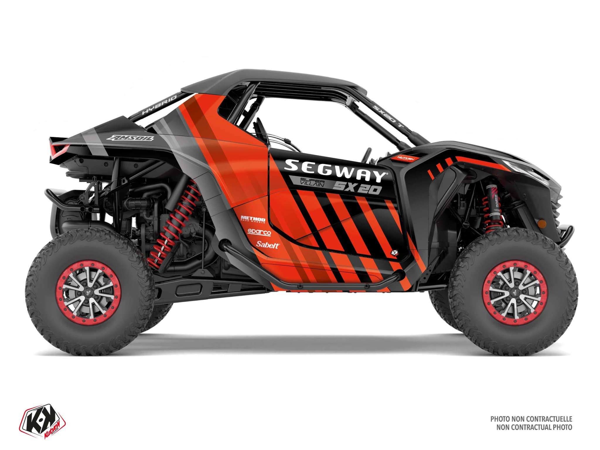 kit de decoración arroyo negro ssv segway super villain sx20