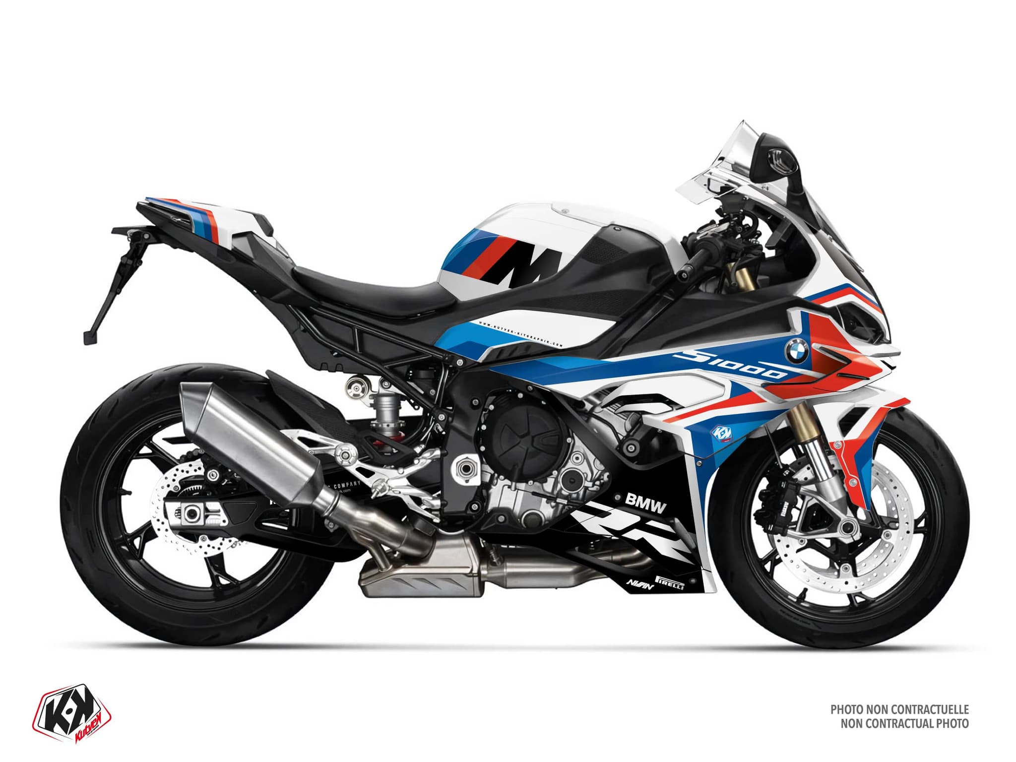 kit graphique moto bmw s 1000 rr arven blanc