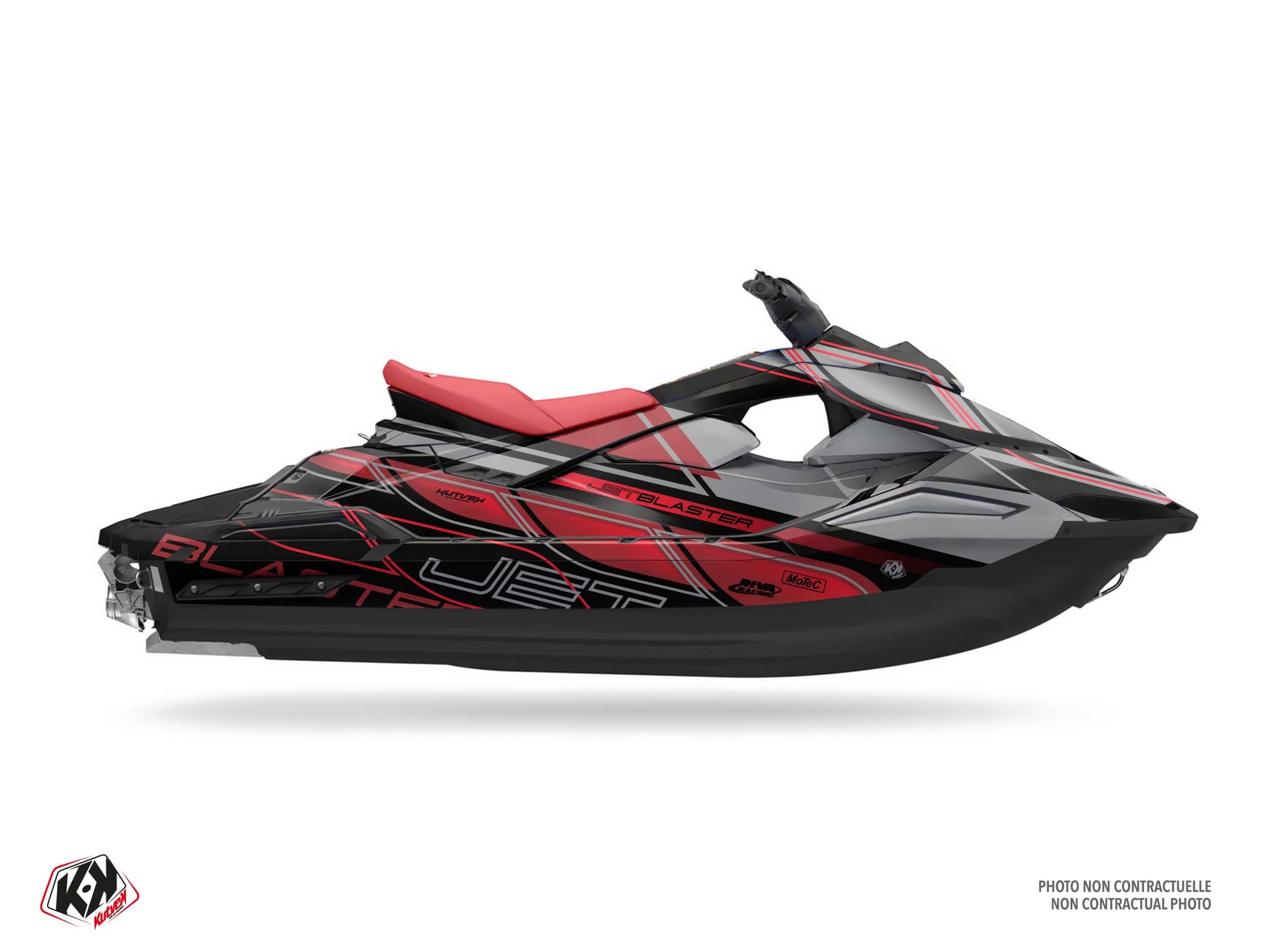 Graphic Kit Atlantik Red Jet Ski Yamaha Jet Blaster | Yamaha | Kutvek