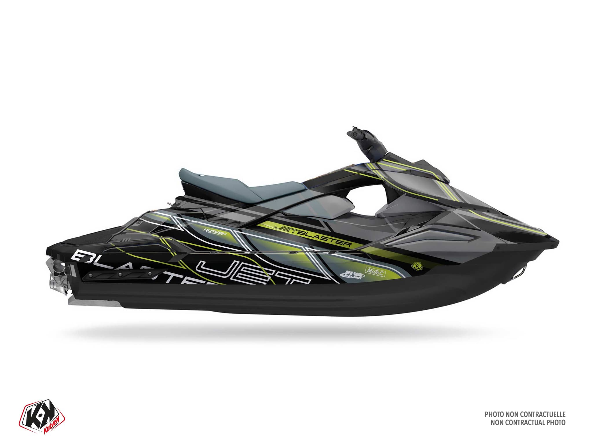 Graphic Kit Atlantik Green Jet Ski Yamaha Jet Blaster