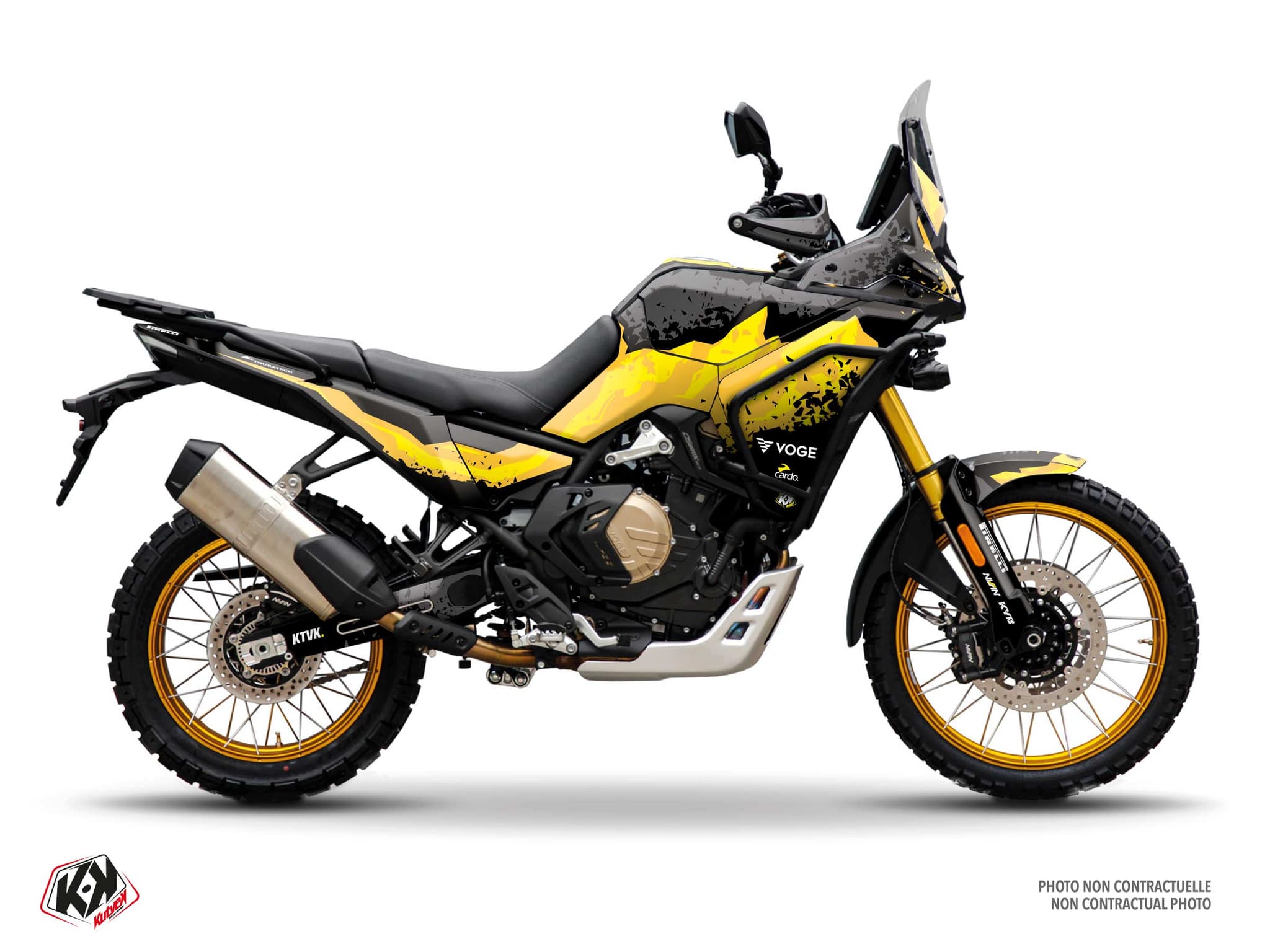 deko-set moto voge ds 800 x rally badlands gelb