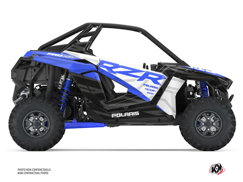 kit graphique ssv polaris rzr pro xp ultimate baja bleu