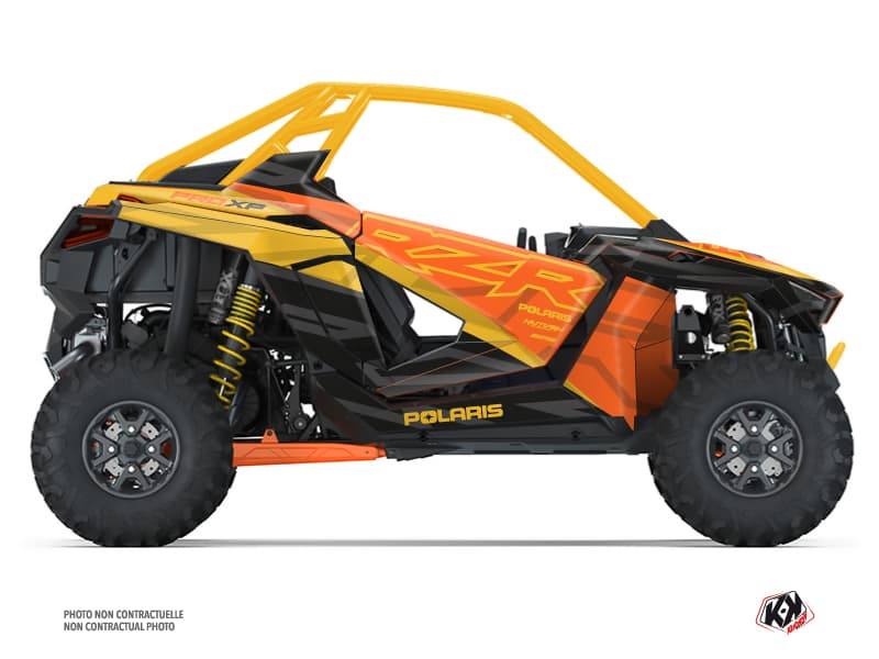 kit graphique ssv polaris rzr pro xp ultimate baja orange