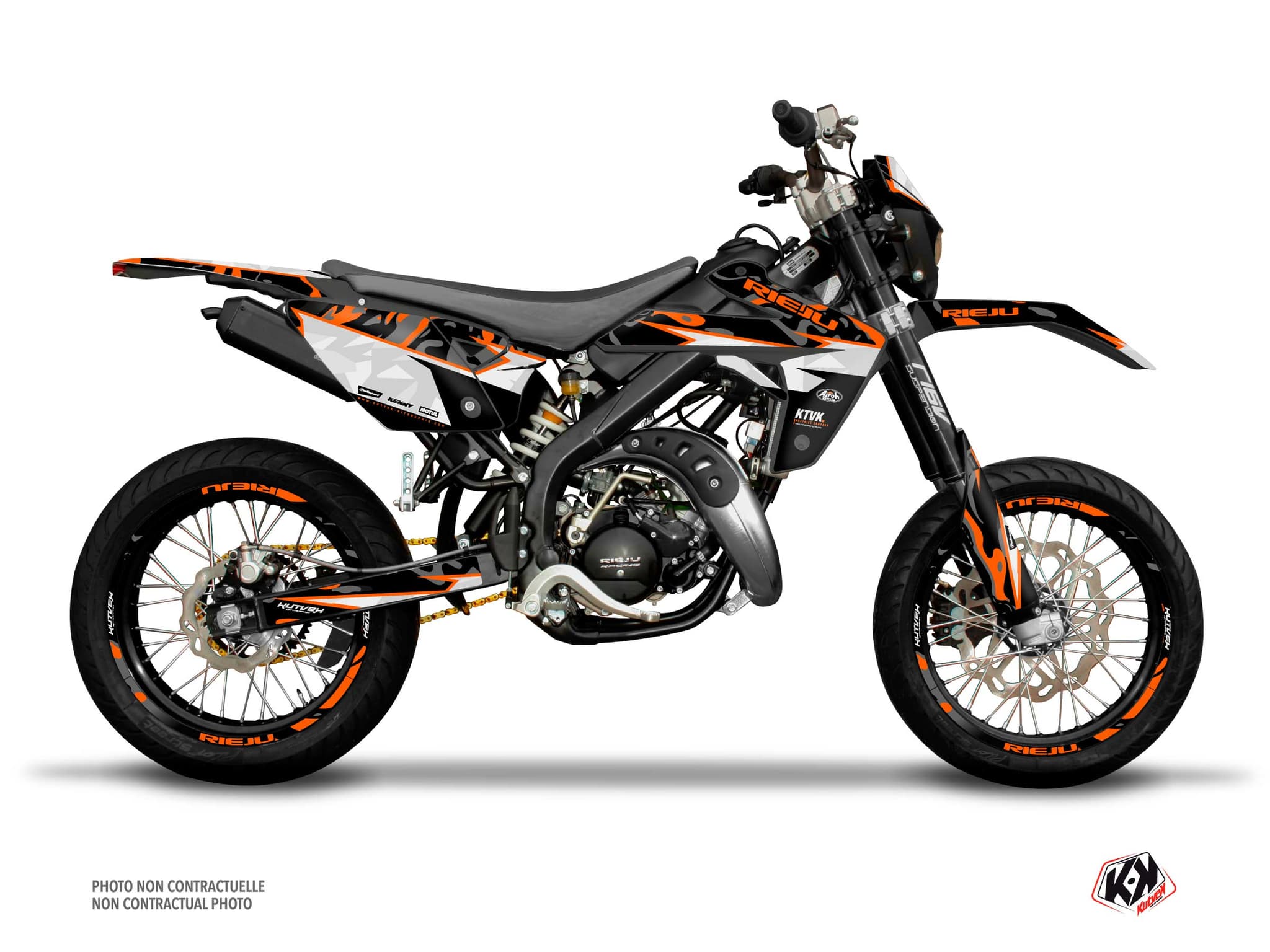 deko-set 50 ccm rieju mrt 50 barbarian orange