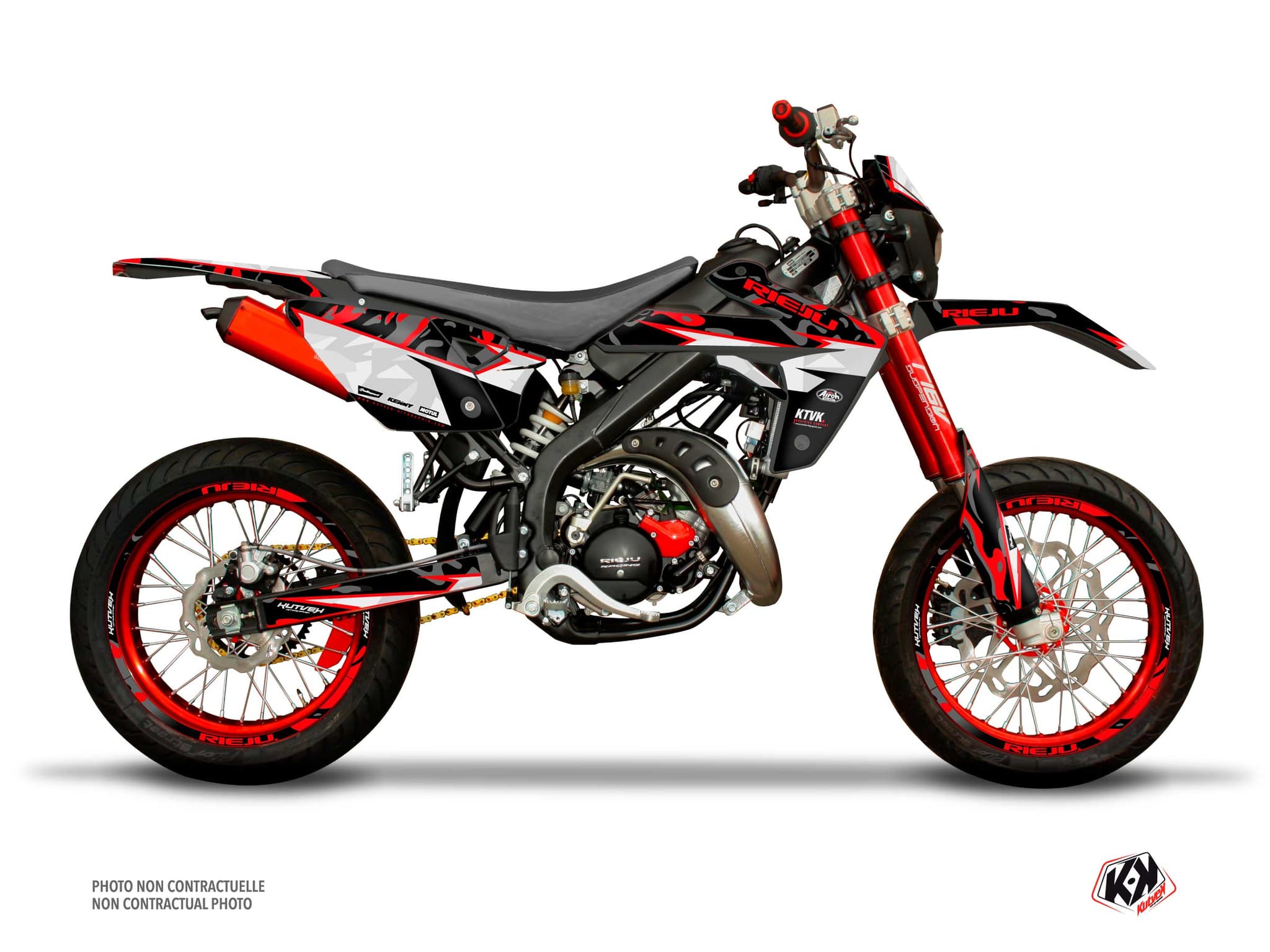 deko-set 50 ccm rieju mrt 50 barbarian rot