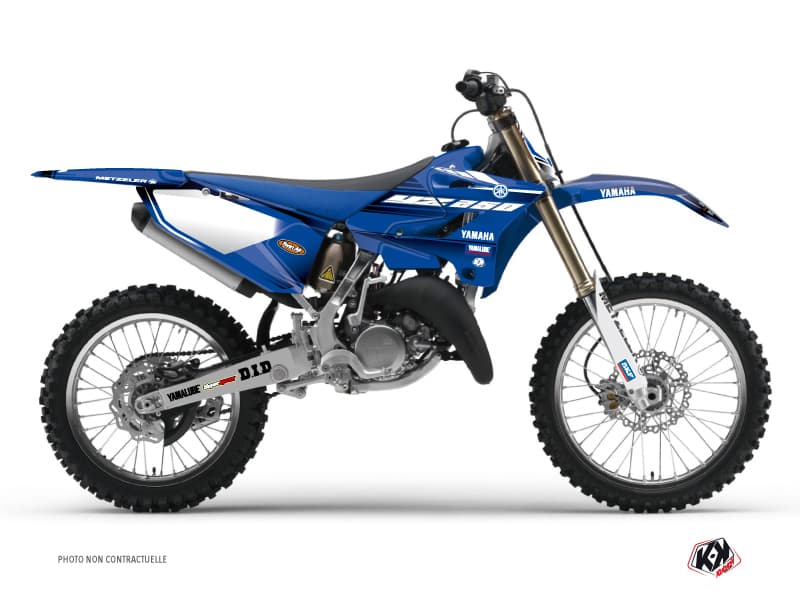 dirt bike yamaha yz 250 basik blue graphic kit | 250 YZ | Kutvek