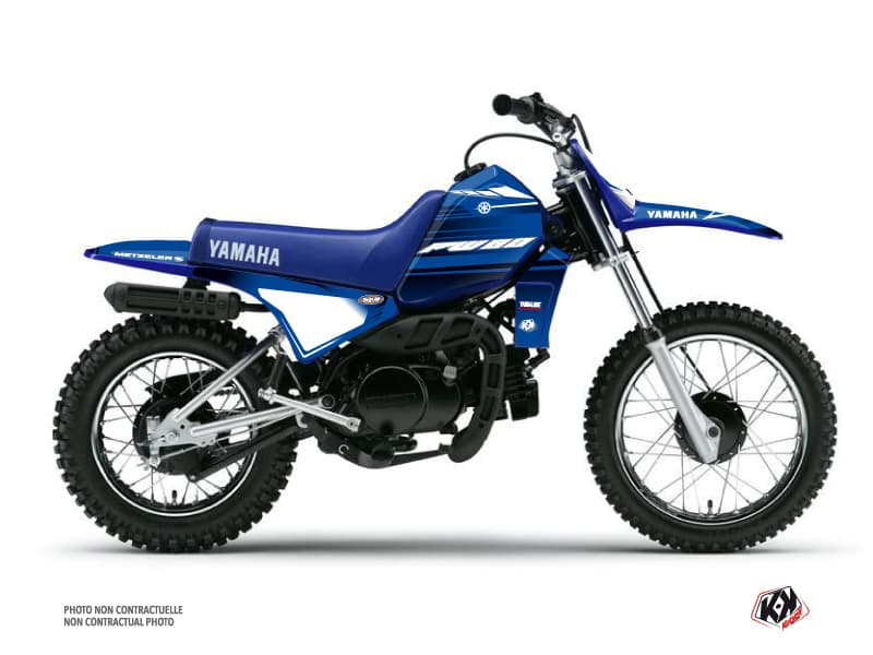 Yamaha PW 80 Dirt Bike Basik Graphic Kit Blue | PW 80 | Kutvek